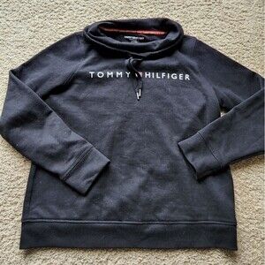 Tommy Hilfiger Sports Hoodie Black Soft Size Medium